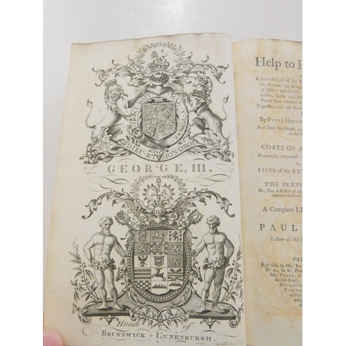 44 - WRIGHT PAUL (Ed).  A Help to English History by Peter Heylyn. Half title. Eng. frontis &am... 