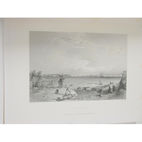 46 - BAINES EDWARD.  History, Directory & Gazetteer of the County Palatine of Lancaster. 2 ... 