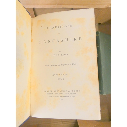 48 - Lancashire Dialect & others.  9 various vols.