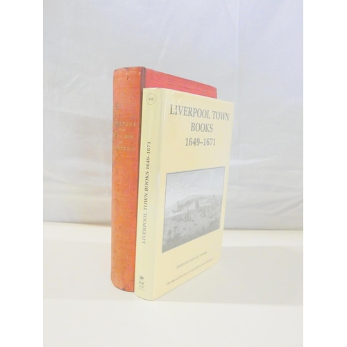 49 - BROOKE RICHARD.  Liverpool As It Was During the Last Quarter of the Eighteenth Century. Eng. pl... 