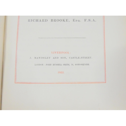 49 - BROOKE RICHARD.  Liverpool As It Was During the Last Quarter of the Eighteenth Century. Eng. pl... 