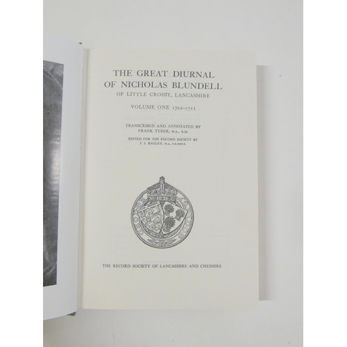 53 - BLUNDELL NICHOLAS.  The Great Diurnal. 3 vols., ed. by Frank Tyrer. Orig. cloth in d.w's. ... 