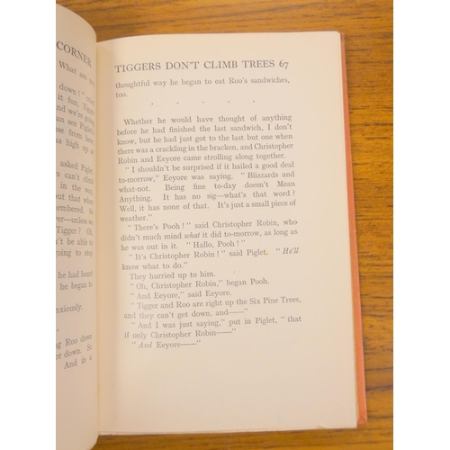 58 - MILNE A. A.  Winnie the Pooh, 1st ed. in worn orig. green cloth, 1926; The House at Pooh Corner, 1st... 