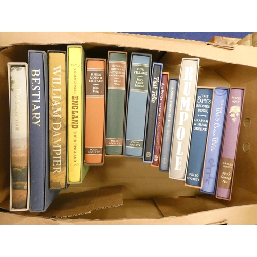 60 - FOLIO SOCIETY.  14 various vols. in slip cases.