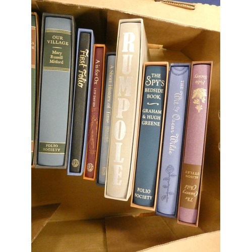 60 - FOLIO SOCIETY.  14 various vols. in slip cases.