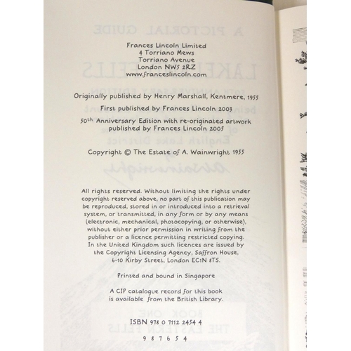 65 - WAINWRIGHT A.  50th Anniversary Edition of The Pictorial Guides to the Lakeland Fells. As new cond.... 