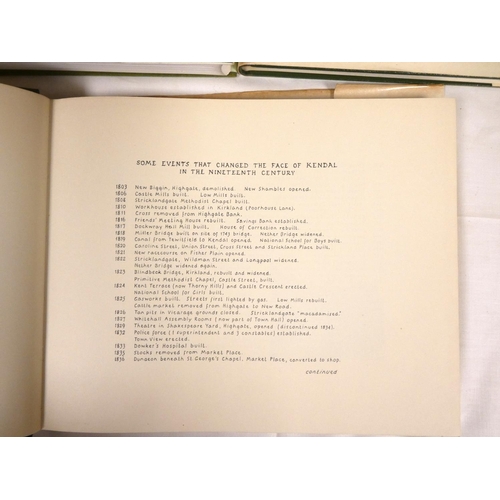 68 - WAINWRIGHT A.  Kendal in the Nineteenth Century. Oblong quarto. 1st ed. in d.w.; also 4 other Wainwr... 