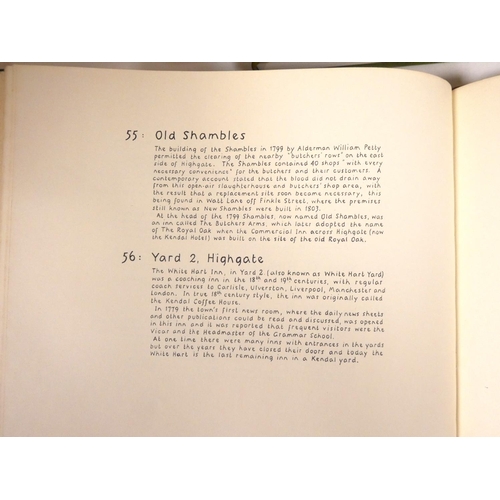 68 - WAINWRIGHT A.  Kendal in the Nineteenth Century. Oblong quarto. 1st ed. in d.w.; also 4 other Wainwr... 