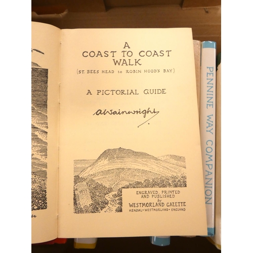 72 - WAINWRIGHT A.  Collection of 30 various Guides, Walks, etc., mainly in d.w's, varying cond.... 