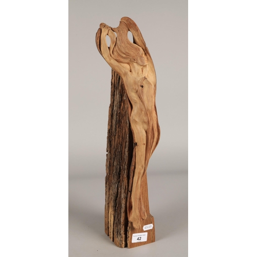 42 - Wooden sculpture Miroslaw Kuzma 53cm high