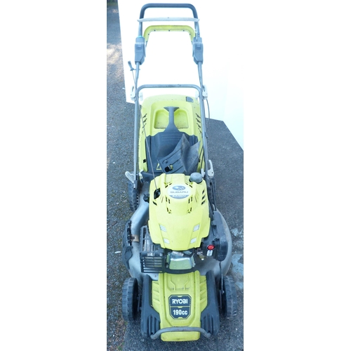 122 - Ryobi RLM53190S petrol lawnmower.