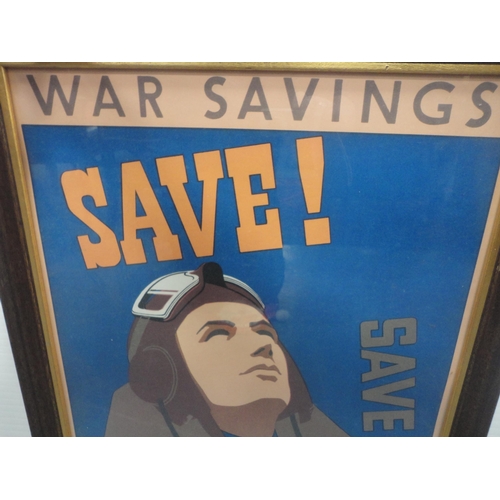 54 - War poster, 'Save for the Brave', adapted from a design from the National Exhibition of School Poste... 