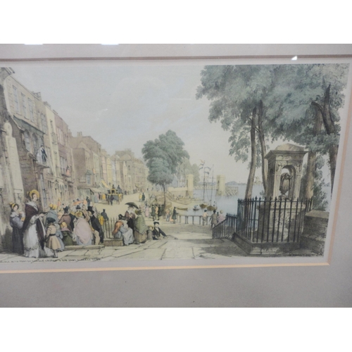 60 - After W ParrottColour prints to include 'Greenwich and the Dreadnought', 18.5cm x 34cm, 'Lambeth', '... 