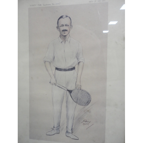 61 - After Sir Leslie Matthew Ward 'Spy' - Vanity FairTwo cricketing prints to include 'The Demon Bowler'... 