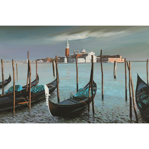 490 - Peter Goodfellow (English 1950-2022)VeniceFramed oil board50cm x 75cm