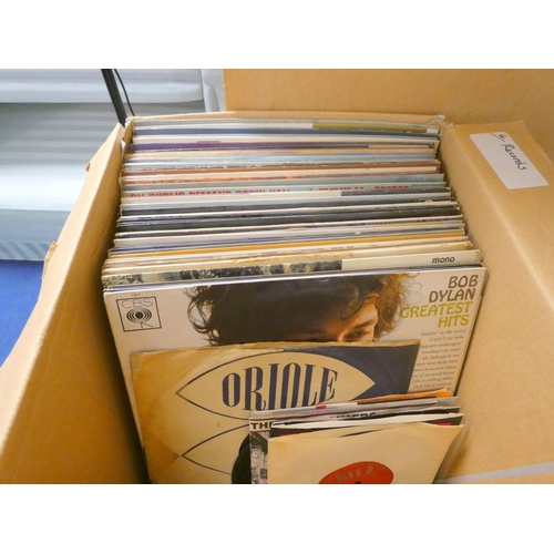 22 - Box of mainly classical records.