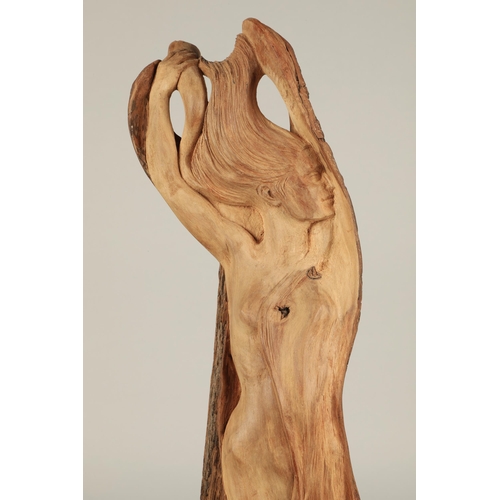 42 - Wooden sculpture Miroslaw Kuzma 53cm high