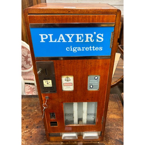 PLAYER'S DRUMHEAD CIGARETTES 看板　アンティーク Vintage Players cigarette machine serial no. P13005.
