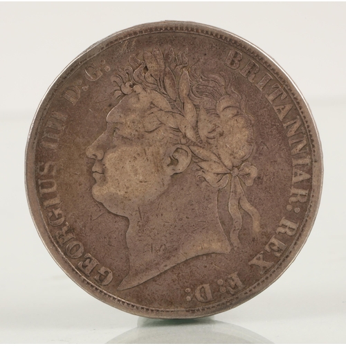 122 - George III crown 1821