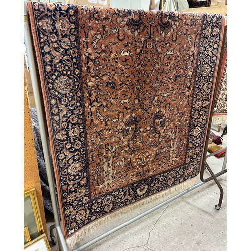 667 - Molantin floor rug approx 195cm x 128cm