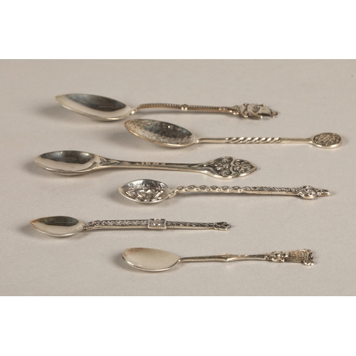 215 - Five Scottish silver spoons and one Irish (6) gross weight 57.6g