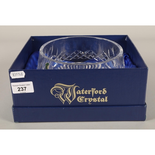 237 - Waterford crystal fruit bowl 18cm, boxed