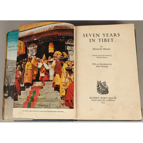 258 - Harrer, Heinrich. Seven Years in Tibet with introduction by Peter Fleming Pub. Rupert Hart Davis, be... 