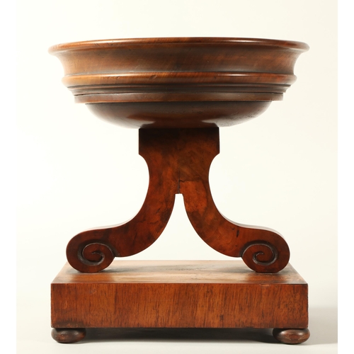 186 - Religious carving mounted on wooden stand.