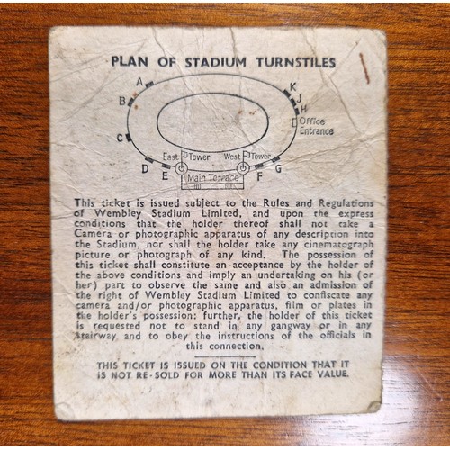 280 - England vs Scotland 1965 10th April Empire Stadium Wembley football ticket, 1996 European Championsh... 