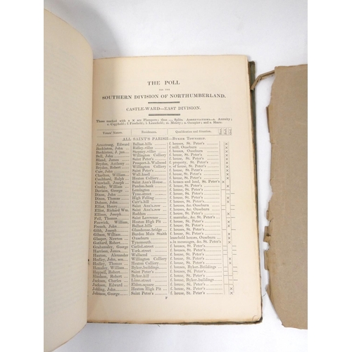 104 - HERNAMAN & PERRING (Pubs).  The Poll Book for the Contested Election for the Southern ... 