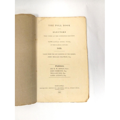 104 - HERNAMAN & PERRING (Pubs).  The Poll Book for the Contested Election for the Southern ... 