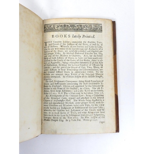 112 - (LESLIE CHARLES?).  Memoirs of the Lord Viscount Dundee, the Highland Clans & the Mass... 