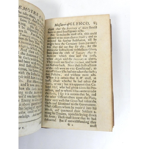 112 - (LESLIE CHARLES?).  Memoirs of the Lord Viscount Dundee, the Highland Clans & the Mass... 