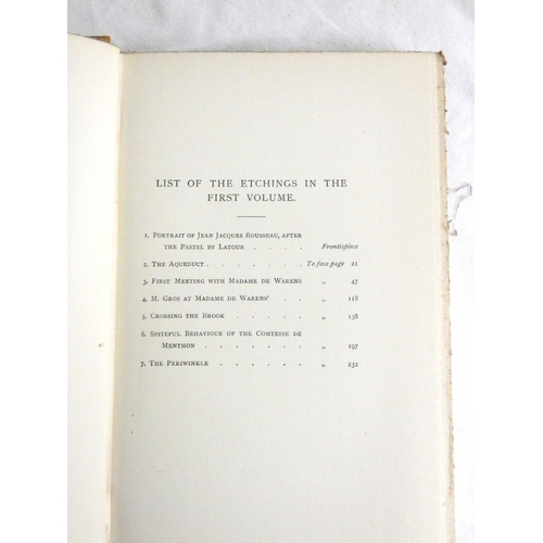 118 - ROUSSEAU J. J.  The Confessions ... Now for the First Time Completely Translated into Engl... 