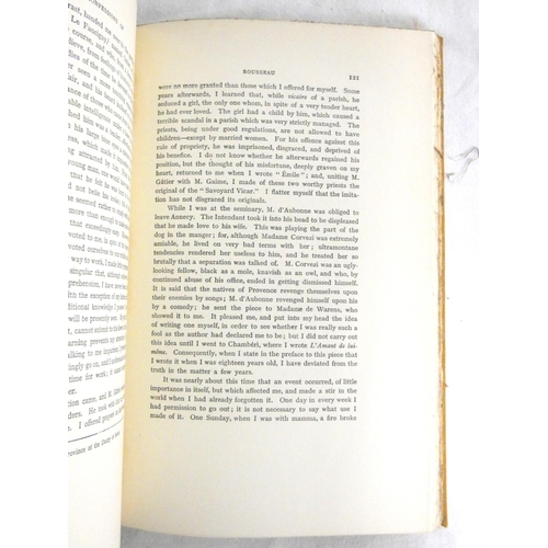 118 - ROUSSEAU J. J.  The Confessions ... Now for the First Time Completely Translated into Engl... 