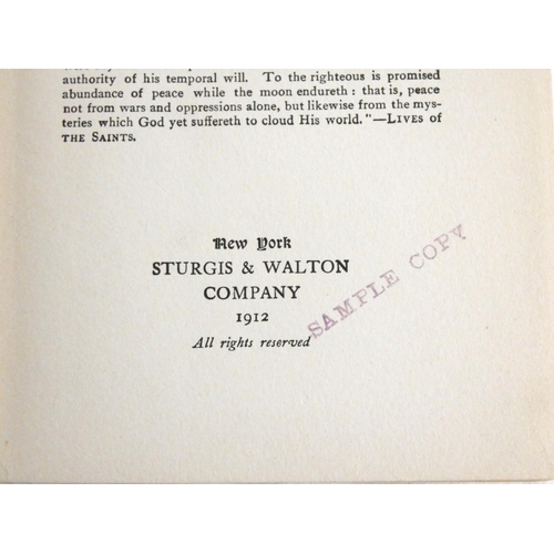 119 - BUCHAN JOHN.  The Moon Endureth, Tales & Fancies. Orig. dec. grey cloth, some wear to ... 