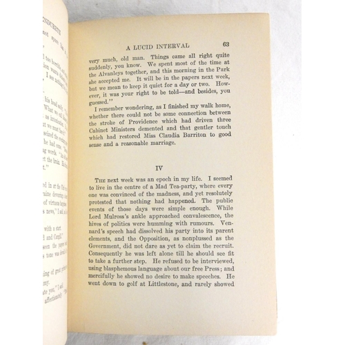 119 - BUCHAN JOHN.  The Moon Endureth, Tales & Fancies. Orig. dec. grey cloth, some wear to ... 