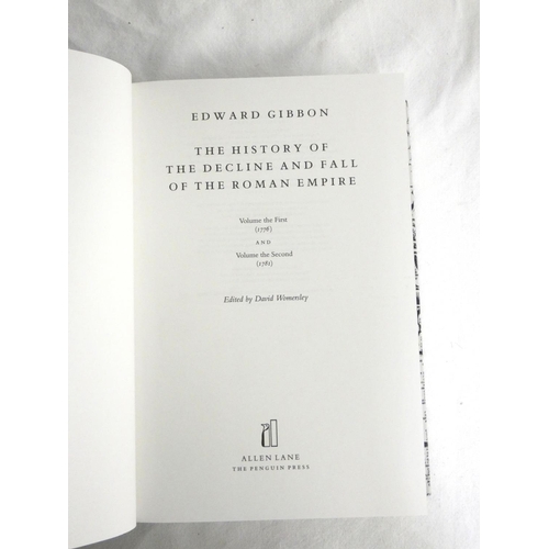 140 - GIBBON EDWARD.  The Decline & Fall of the Roman Empire, ed. by David Womersley. 3 vols... 