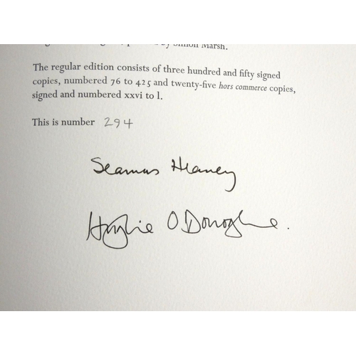 144 - HEANEY SEAMUS.  The Testament of Cresseid. Ltd. ed. 294/425, signed by Heaney & the illustrator,... 