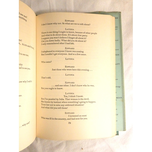 146 - FRY CHRISTOPHER.  10 various vols. (generally not 1sts); also 5 vols., T. S. Eliot.  ... 