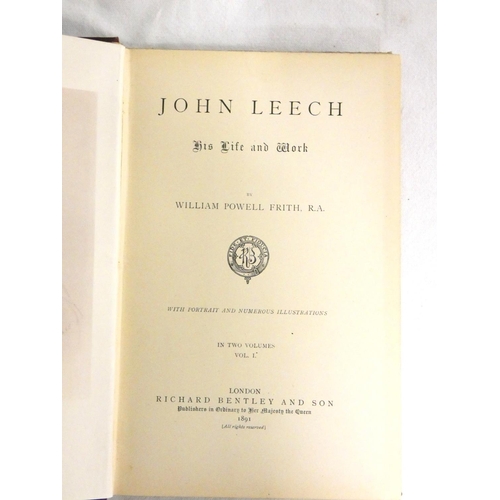 150 - FRITH WILLIAM POWELL.  John Leech, His Life & Work. 2 vols. Signed presentation inscription from... 