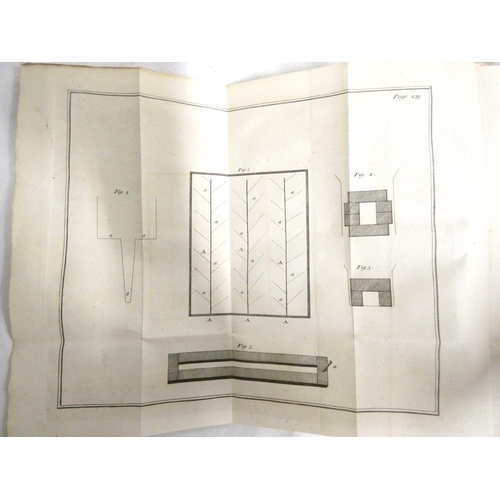 162 - HUNTER A.  Georgical Essays. 3 fldg. eng. plates. Rebound brds. 1st ed., York, 1777. ... 