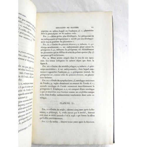 164 - DUTROCHET M. H.  Memoirs ... Anatomique et Physiologique des Végétaux et des Animaux. Atlas vol. wit... 
