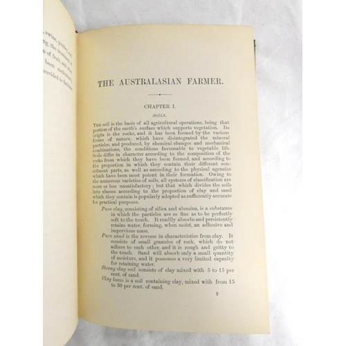 168 - WILSON & MACKINNON (Pubs).  The Australasian Farmer, A Practical Handbook for the Farm & Sta... 