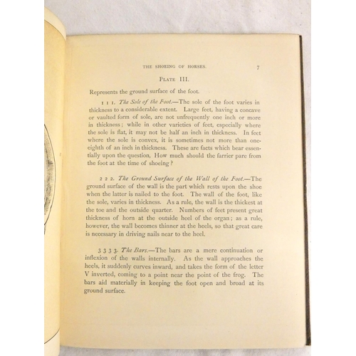 171 - HAYCOCK WILLIAM.  Horses, How They Ought to be Shod. 14 detailed litho plates. Square form... 