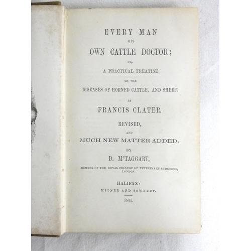 173 - BEAMONT T.  The Complete Cow Doctor, Being a Treatise on the Disorders Incident to Horned Cattle ...... 