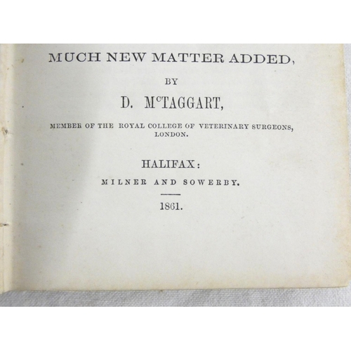 173 - BEAMONT T.  The Complete Cow Doctor, Being a Treatise on the Disorders Incident to Horned Cattle ...... 