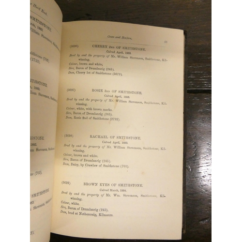 175 - Ayrshire Cattle.  A carton of various books & softback publications incl. early herd b... 