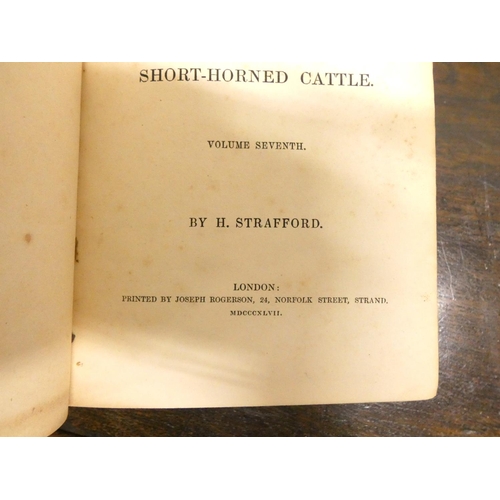 177 - Shorthorn Cattle.  Coates' Herd Books, vols. 4, 6, 7, 11, 14 to 18, 22 to 25 & 27 to 30. Varying... 