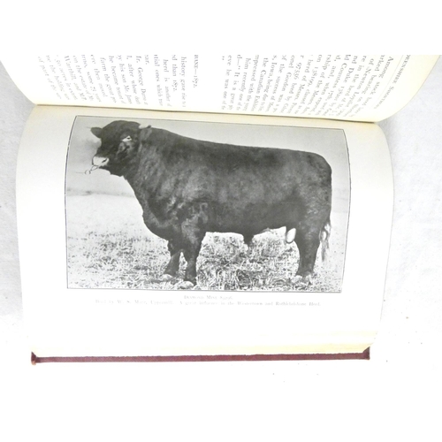 178 - BRUCE ISABELLA M.  The History of the Aberdeenshire Shorthorn. Illus. Orig. maroon cloth. Aberdeen, ... 